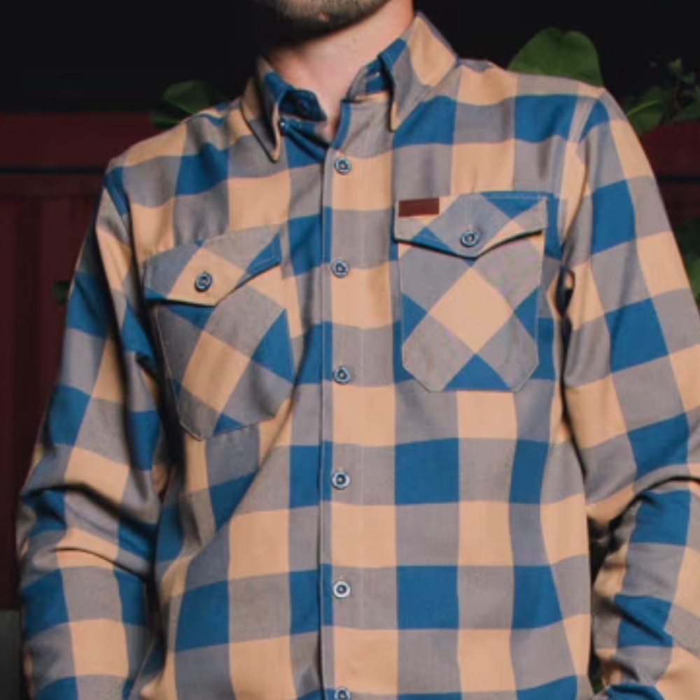 Dixxon Collab: ANDAR B-STRONG 2.0 Light Brown and Blue- Men’s XL